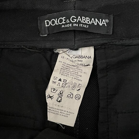 Dolce & Gabbana Black Equestrian Riding Style pants-Size 4- Made in Italy - Picture 3 of 10